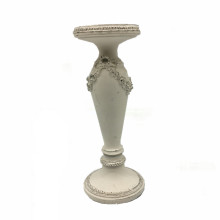 Factory Price White Bowknot Floral Design Decorative Wedding Candle Stick Holder